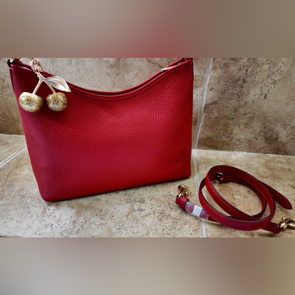 Coach Outlet Laurel Shoulder Bag - Red - Picture 3 of 9